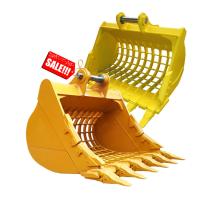 Máquina escavadora Screening Bucket de ZX200 CAT349, OEM durável do ODM de Skeleton Bucket da máquina escavadora