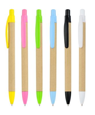 advertising paper pen, paper barrel ball pen, recycled paper ball pen