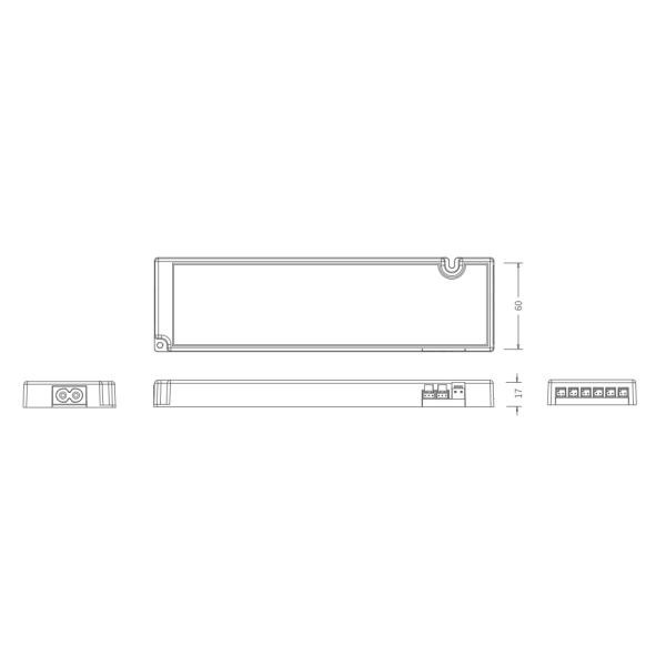 120V-240V Under Cabinet LED Driver with CE/UL/UKCA Certificates & 3 Years Warranty