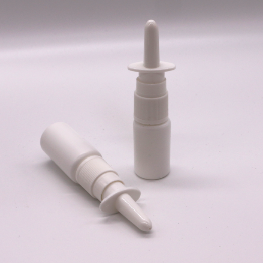 15ml/20ml/30ml HDPE пластиковая бутылка для распыления носа с индивидуальным цветом и крышкой для распылителя