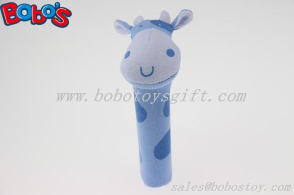 CE/EN71 Standard Plush Stuffed Cow Stick Toy For Infant/Baby
