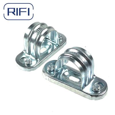 Galvanizado Fittings de conduto GI Conduto Fixação de sela Bar Espaço de sela Tamanho 20 mm A 50 mm