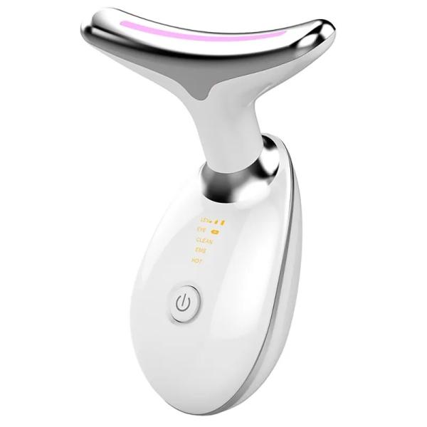 2023 Skin lifting Beauty Instrument LED Photon Vibration Neck Lifting Skin Tighten Anti Wrinkle Remove Massager Device