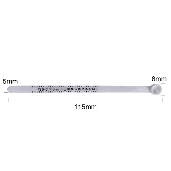 10g Jewelry Accessories Tools Plastic Ring Size Mandrel Stick