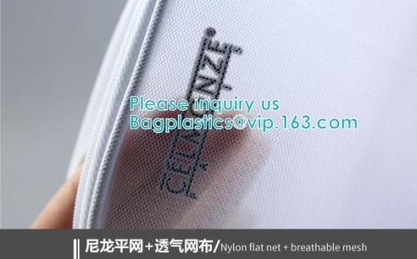 Mesh & PU leather cosmetic bag for promotion beautiful packing,polyester plain mesh makeup cosmetic bag eco friendly pac