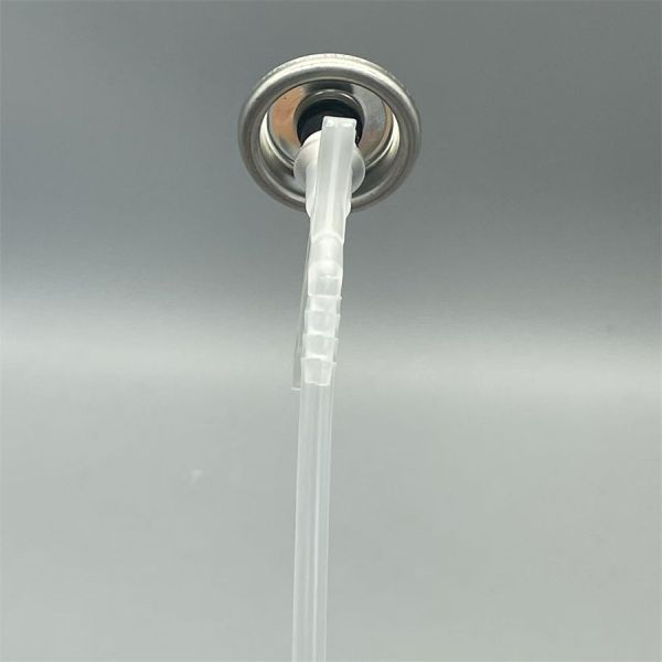 PU Foam Spray Valve With Straw And Cap, Aerosol Foam Valve Assembly For Construction Sealing And Gap Filling Usage