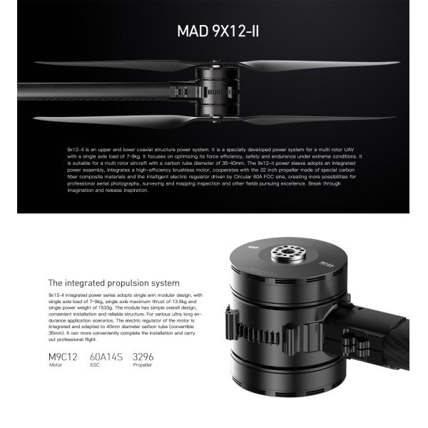 9X12 Коаксиальный беспилотный двигатель без щетки