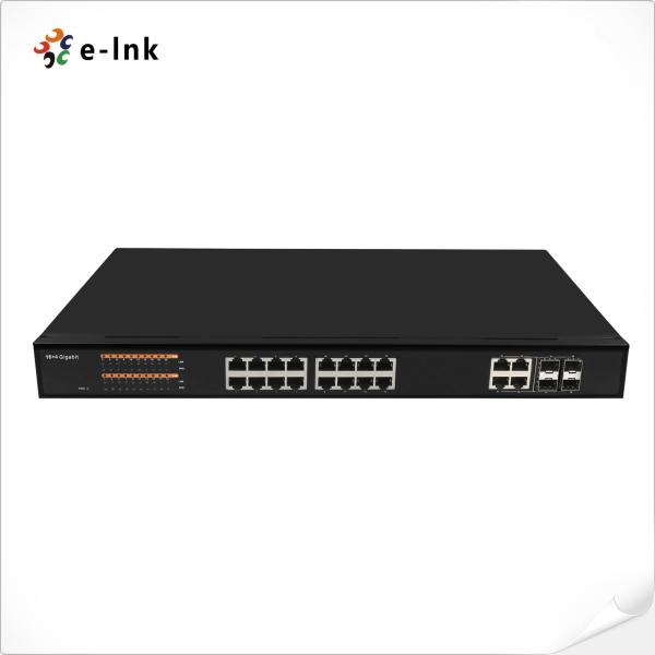 Управляемые локальные сети гигабита переключателя локальных сетей SFP промышленные комбинированные