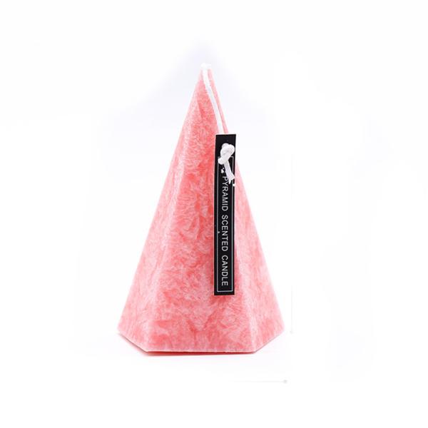 Home Decoration Cone Shape Scented Soy Wax Candle With Luxury Candle Packaging Box