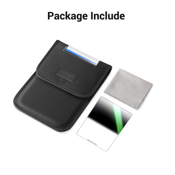 150x170mm Reverse GND Filter Nano Coating Reverse Graduated ND Filter With No Color Cast
