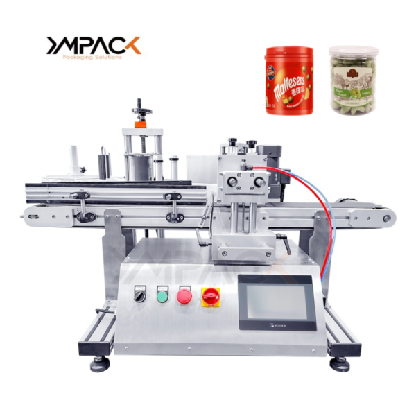 Desktop Small Round Glass Bottle Labeling Machine Applicator CE Certificated