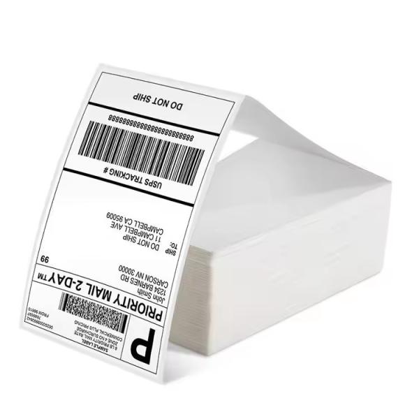 Customizable Direct Thermal Shipping Labels Waterproof With Permanent Adhesive