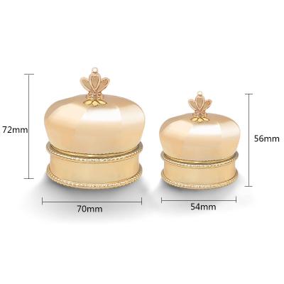 Exquisite Cosmetic Packaging Jar Plastic Cream Container 54mm 70mm Diameter