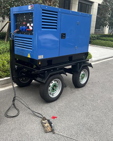 Portable 300a 500A 60% 400Amps DC Welding Machine MMA TIG diesel Engine Welder Generator with a Pull Cart