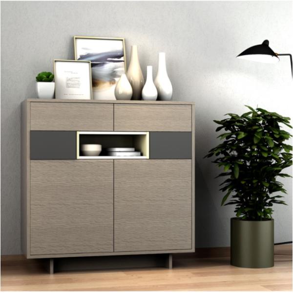 Plywood Slim Wooden Shoe Cabinet Rack Storage Modern Home Furniture 3 Tier