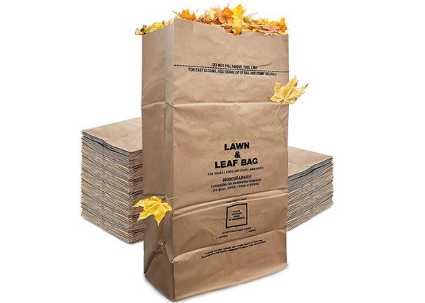 4ply Kraft Large Lawn Paper Bags For Yard Waste Paper Lawn And Refuse Bags