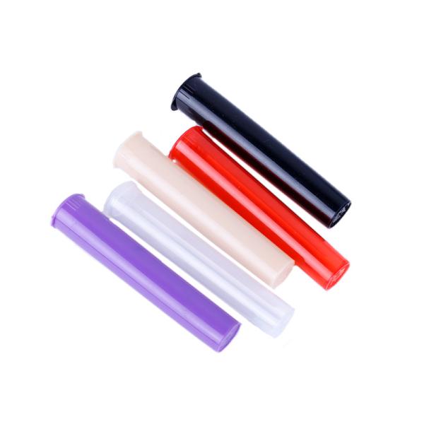 Custom Pop Top Plastic Pop Black Pop Tubes Squeeze Sides Tube Heat Transfer Printing Labeling Child Resistant Bottle Tubes