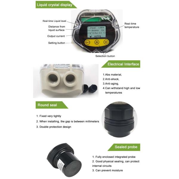 DC20~32V Ultrasonic Level Sensor Ultrasonic Sensor For Water Level Measurement