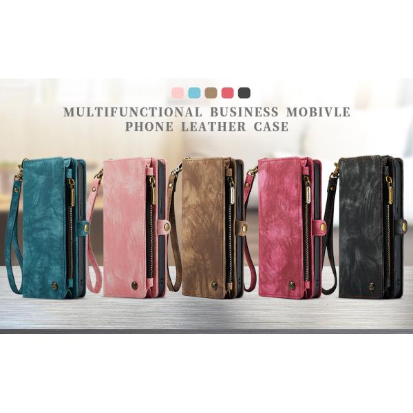 Samsung Compatible CaseMe Leather TPU Phone Cases for Iphone 13 14 Pro Max Card Slot