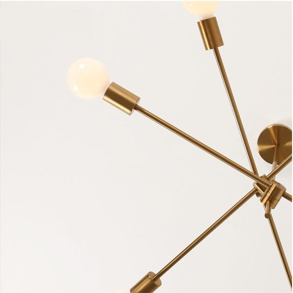 Luminous Efficacy 70 lm/W 160 Degree Beam Angle 100*100cm Modern Pendant Light