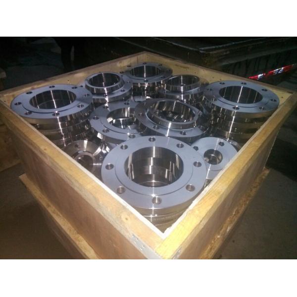 Nickel Alloy Steel Pipe Flange , Weld Neck Pipe Flanges ASME B16.5 UNS N02200