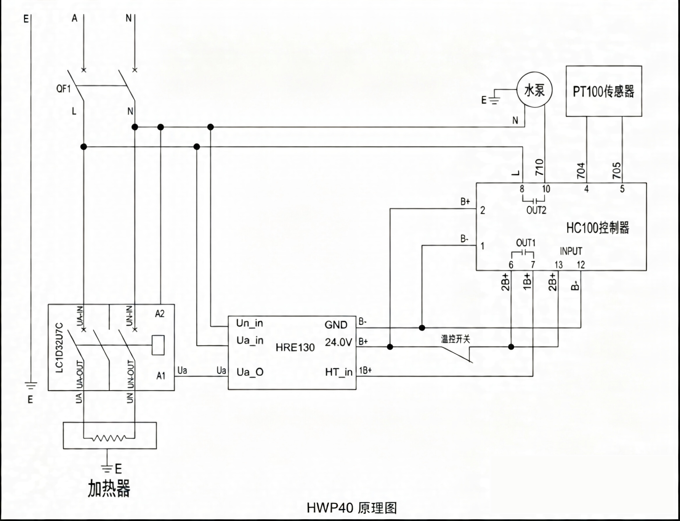 Self-circulating Water Heater HT22M SmartGen Original Brand New With test Run and Dry-heat protection Reset Function 7~13L