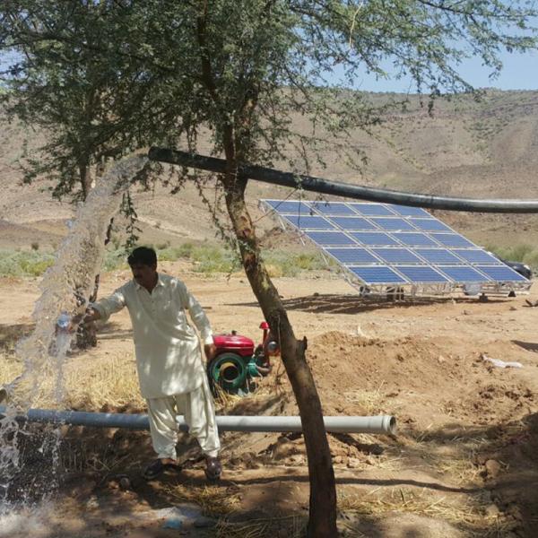 sistema de bombeamento solar da água de 4kw picovolt/jogo posto solar da bomba de água para cultivar