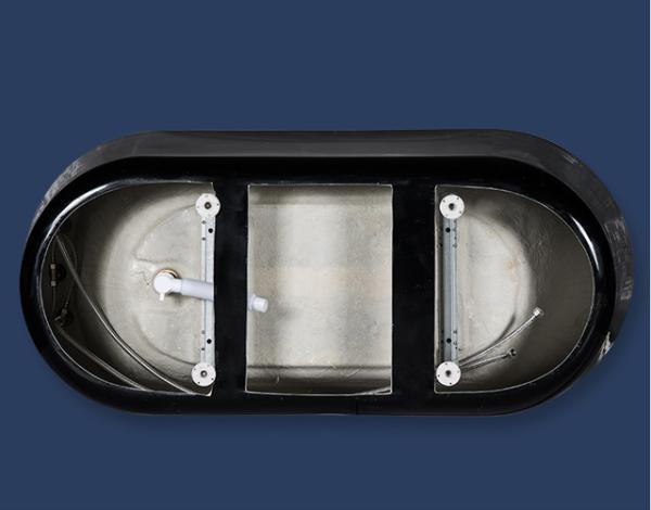cUPC one piece black freestanding acrylic tubs,freestanding bath,luxury bathtubs