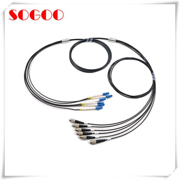 12 Cores Military Armored Fiber Patch Cord With FC LC ST SC UPC Connector