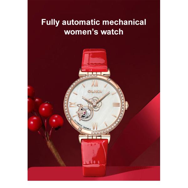 Дозор водоустойчивых дам 3ATM механический, изготовленный на заказ роскошный механический дозор