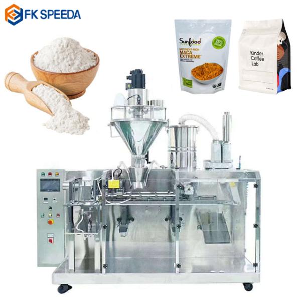 Полный автоматический вращающийся пищевой порошок предварительно сделанный мешок мешок упаковочная машина для пищевой промышленности