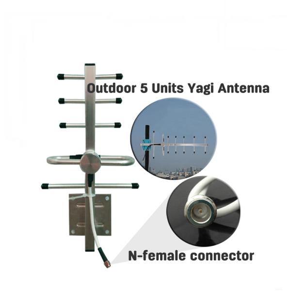 824-960Mhz Yagi outdoor antenna 5 Units Yagi Antenna for GSM 900MHz CDMA 850MHz mobile signal repeater