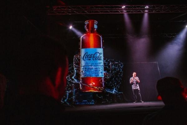 L'écran transparent Hologauze d'hologramme de Pepperscrim 3D pour l'étape voient