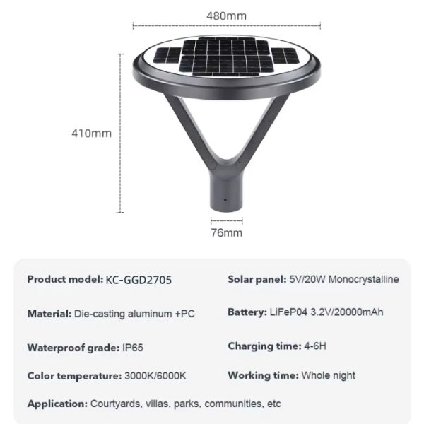 Solar LED Patio Lights with Motion Sensor Dusk to Dawn Energy-Saving Outdoor Lighting