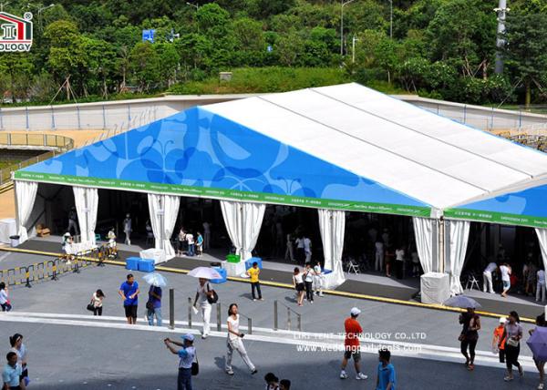 5000 barracas de alumínio da exposição do quadro da capacidade 40m x 70m com PVC resistente do vento