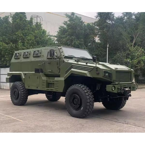 7100 мм × 2600 мм × 2800 мм Военные бронированные машины Баллистическая и взрывная защита полный рабочий день Четырехколесный привод