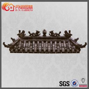 Telhas de telhado decorativas chinesas Clay Unglazed Matt Dragon Pattern