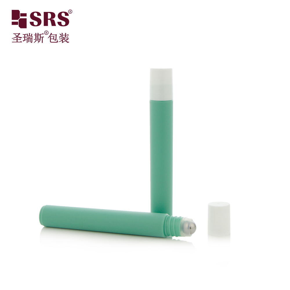 Eco‑friendly PCR PP Plastic Roll On Bottle 10ml Empty Roller Bottle for Eye Serum Cosmetic Packaging