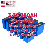batterie de phosphate de fer du lithium 3.2v280ah pour l'alimentation d'énergie extérieure de voiture de golf