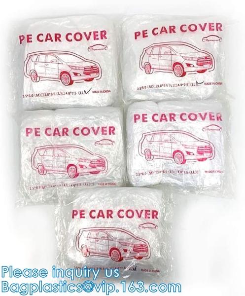 Disposable Car Covers Clothes,  Universal Covering Prevent Dust For Car, Vehicle Covers, With Elastic Band