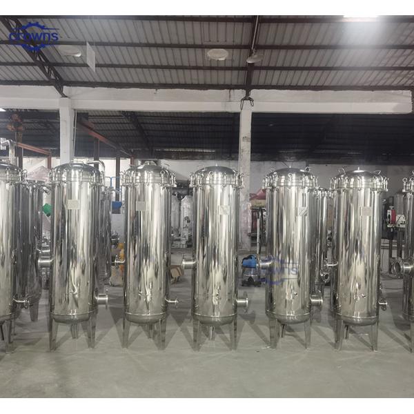 корпус фильтра картриджа из нержавеющей стали с картриджем PP/PE/PTFE/металлическим картриджем 0,1 мкм