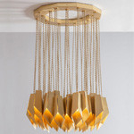 Люстра E14 E12 привесная освещает медное бронзовое 54*3W D70*H32