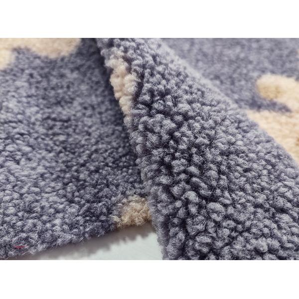Teddy Bear Sherpa Fleece Fabric 330 Gsm 100% Polyester Bear Printed