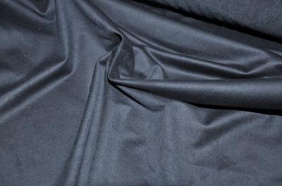 Polyester Gray Faux Suede Fabric Coating 155cm Artificial