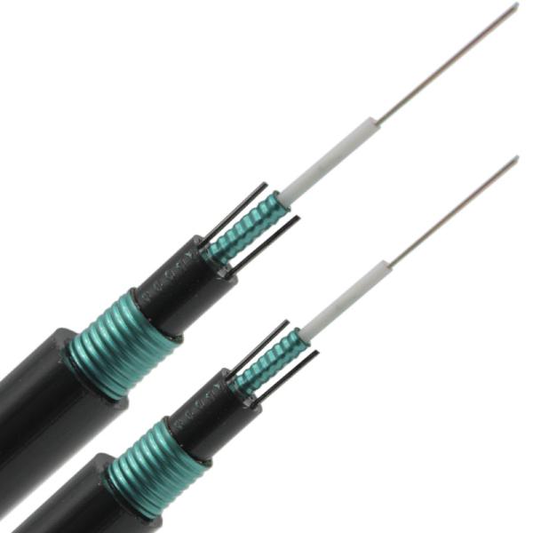 PE Outer Jacket GYXTW53 8 Core Armored Fiber Optic Cable for Outdoor Connections