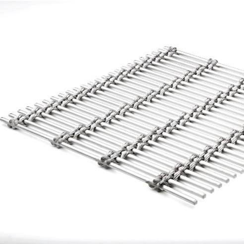 Aluminum Decorative Wire Mesh for Facade and Partition 3mm Thickness