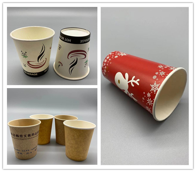 Бумажные стаканчики качества еды 6oz 7oz Recyclable для печатания Flexo сока