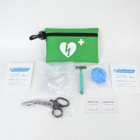 Kit de rescate Mini RCP Kit de primeros auxilios Bolso de nylon con llavero cadena RCP vida con llavero