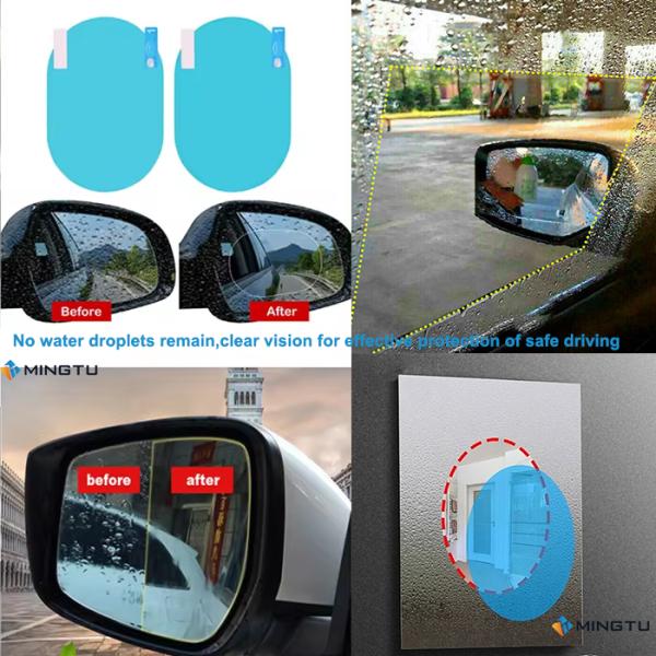 Anti Fog Anti Glare Car Rearview Mirror Film for Clear Vision and Rainproof Protection