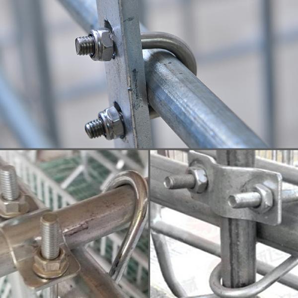 Бесплатные образцы предоставили U-Bolt Clamp для труб M6-M64 из углеродистой стали/нержавеющей стали